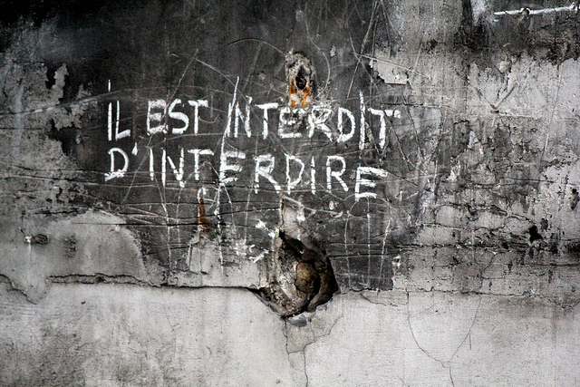 "Il est interdit d'interdire"