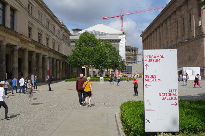 Accès du Pergamonmuseum pendant les travaux de restauration — Berlin