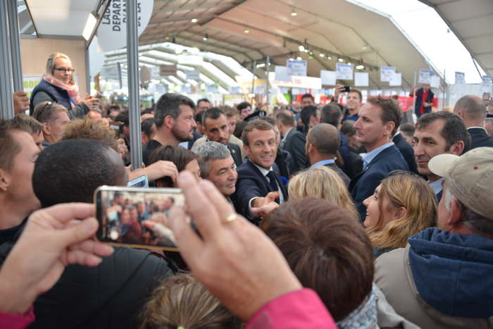 Visite d'Emmanuel Macron au 28e Sommet de l'élevage — Clermont-Cournon d'Auvergne
