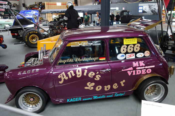 Austin Mini Angie's lover — Musée technique de Sinsheil (D)