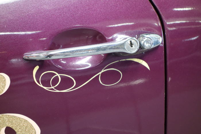 Poignée de portière d'Austin Mini — Musée technique de Sinsheil (D)