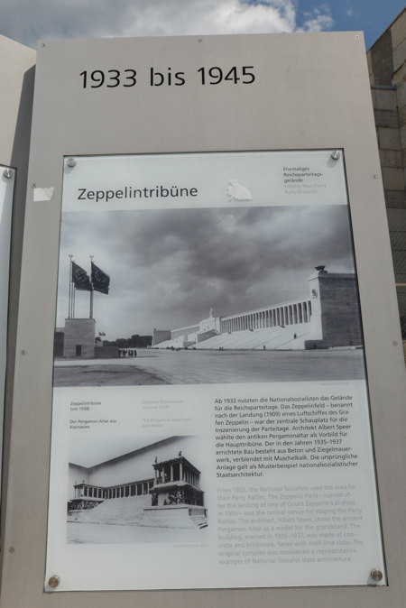 Panneau "Pergame/Zeppelin Tribune" — Nuremberg