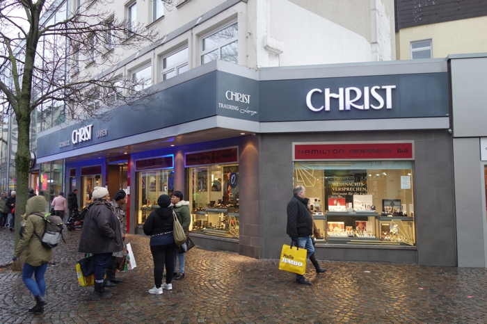 — Horloger/bijoutier Christ — Aachen/Aix-La-Chapelle —