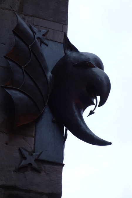 — Tête de diable sur le marché de Noël — Aachen/Aix-La-Chapelle —