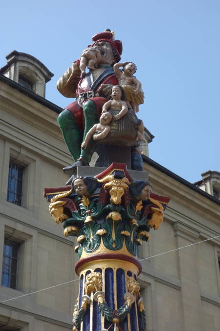 "Fontaine de l'Ogre" (Kindlifresserbrunnen) — Bern/Berne —