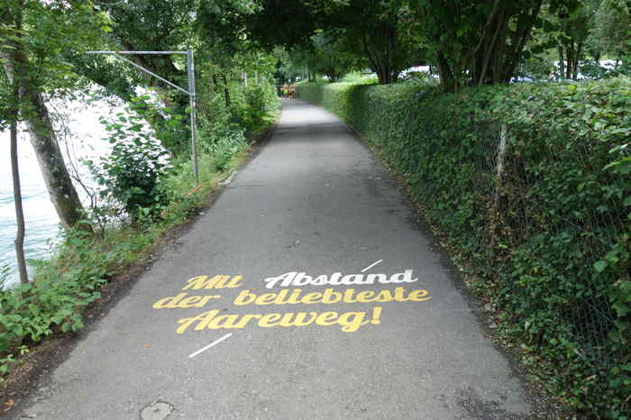 L'Aarweg ou chemin de l'Aare à Berne