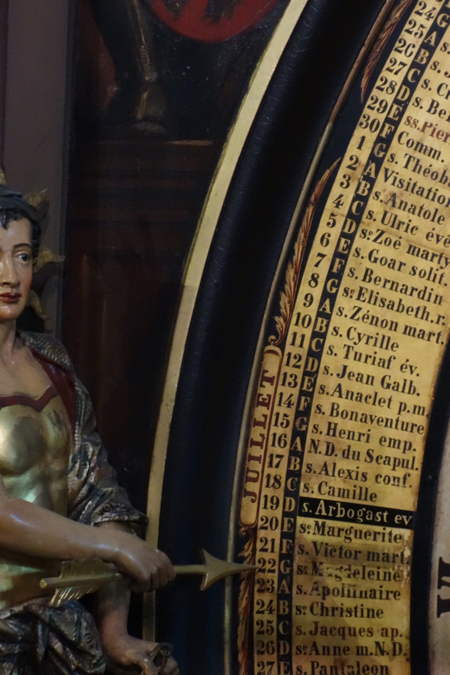— Détail: horloge astronomique - Cathédrale ["Notre" Dame] — Strasbourg —