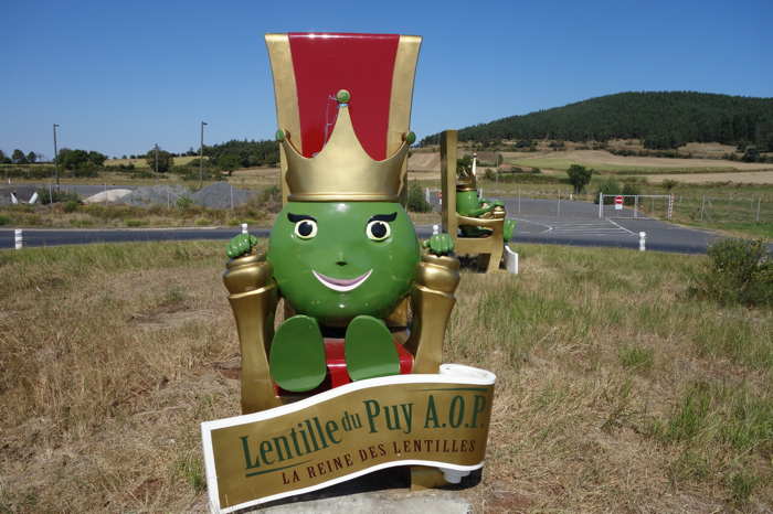 — Lentille du Puy AOP — Rond-Point Carros/Loudes/Le Puy-en-Velay —