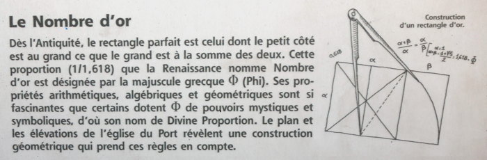 nombre d'or désigné par la lettre majuscule Grecque Phi
