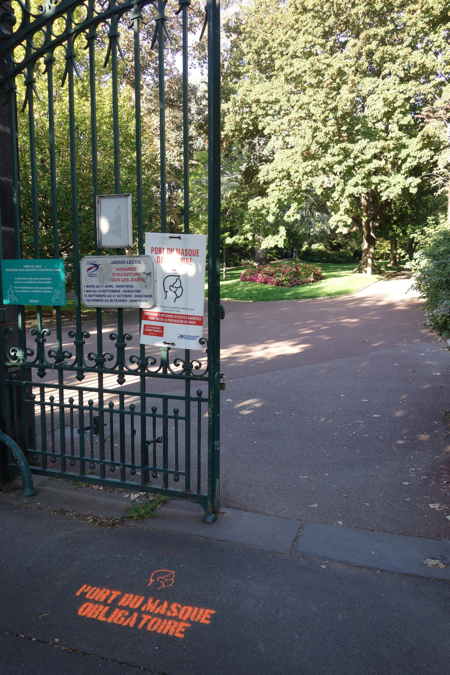 — Entrée Jardin Lecoq — Clermont-Fd —