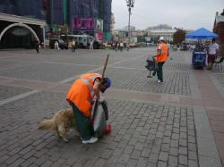 Scènes de rue près du Kremlin à Moscou