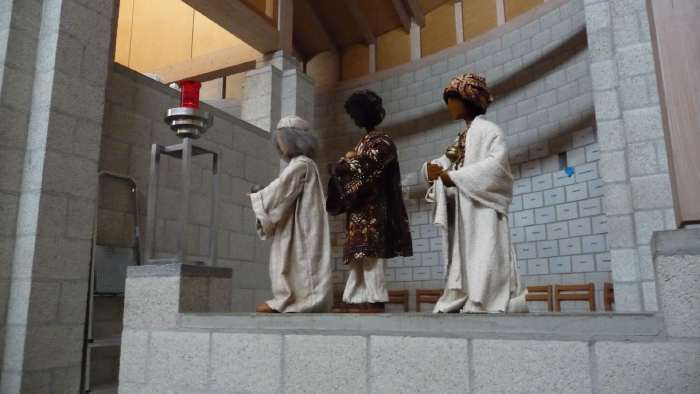 "Trois rois" mages — Eglise St Mauritius à Béthlehem — Berne (CH)