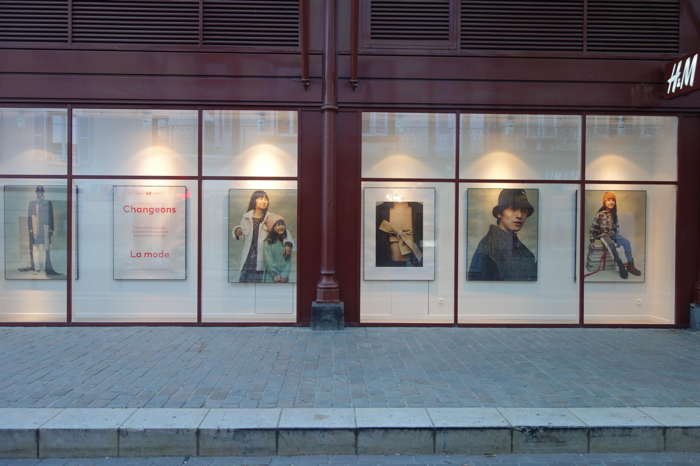 <vide>Vitrines du magasin H&M — Mulhouse
