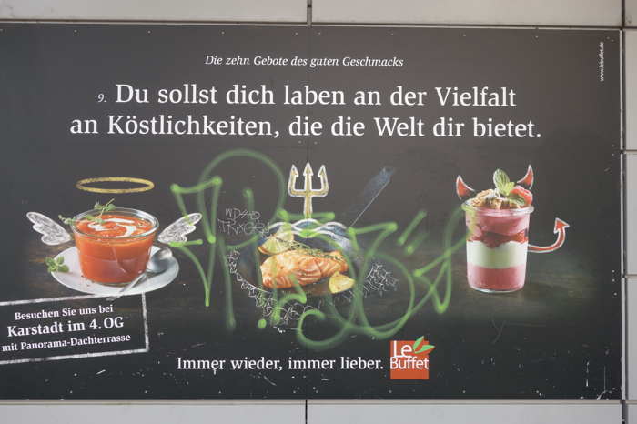Cafétéria "Le Buffet" du Karstadt à Bâle