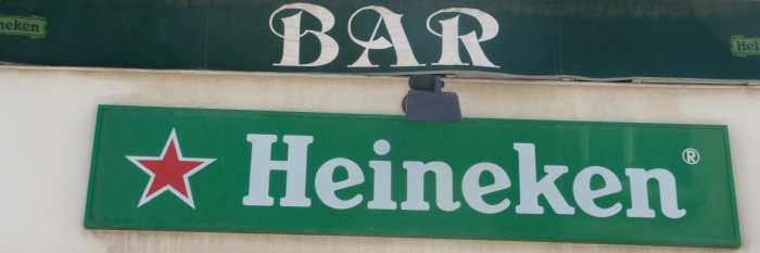 Enseigne Heineken