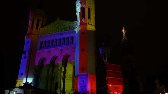 - Basilique de Fourvière - Fête des Lumières - Lyon -