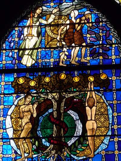 Vitrail de la Genèse (Détail)