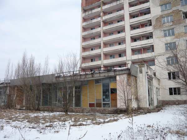 - Bâtiments dans la ville de Prypiat  -