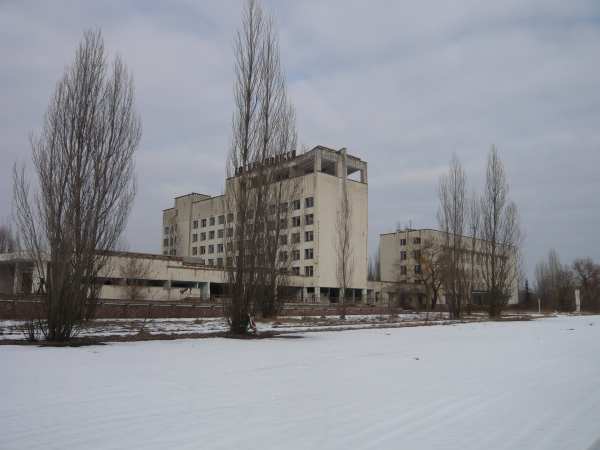 - Bâtiments dans la ville de Prypiat  -