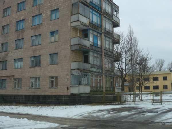 - Bâtiments dans la ville de Prypiat  -