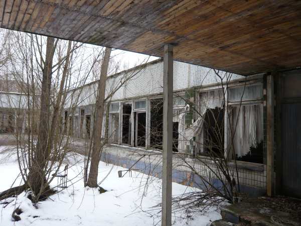 - Bâtiments d'école dans la ville de Prypiat  -
