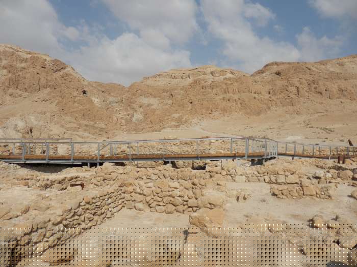 — Site de Qumran sur les rives de la mer morte - Israël —