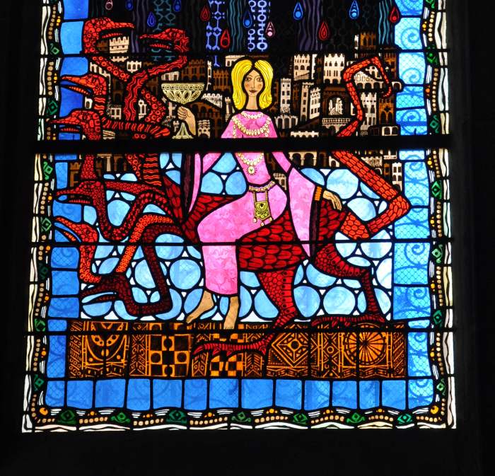 Vitrail de l'Apocalypse   Cathédrale de Clermont-Ferrand 