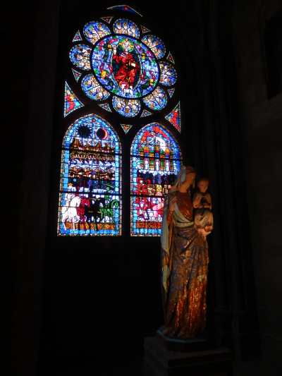 Vitrail de l'Apocalypse  - cathédrale de Clermont-Fd -