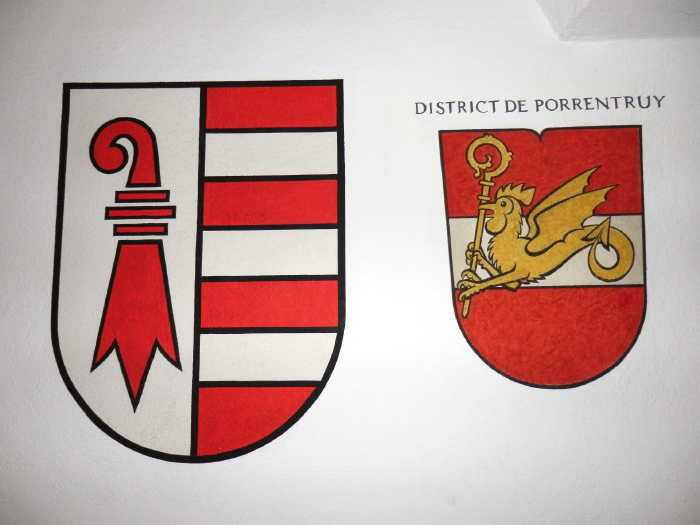 — Blasons du Jura et du district de Porrentruy - Porrentruy (CH) —