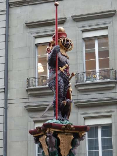 — Détail d'une fontaine dans la Kramgasse - Berne —