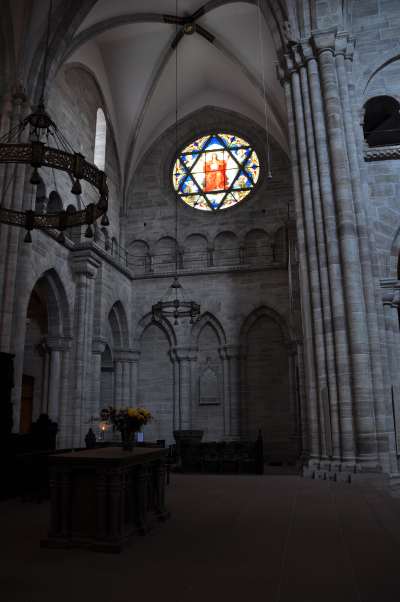 — Vitrail "Christ en majesté" - cathédrale de Bâle - Bâle/Basel —