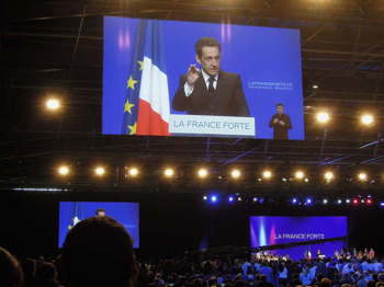 Meeting et discours de Nicolas Sarkozy à CLermont_Ferrand le 28 Avril 2012