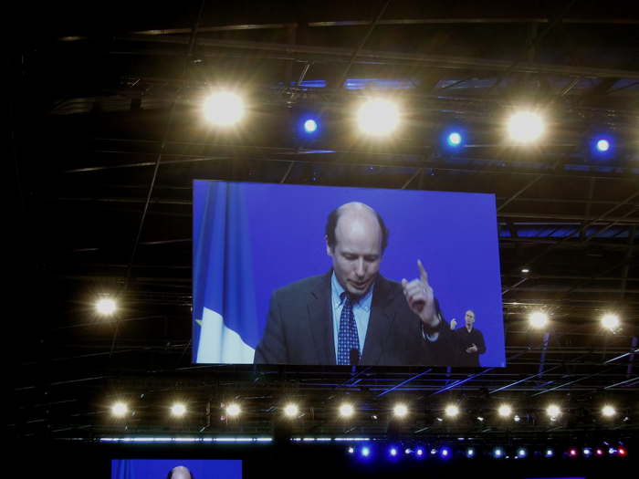 Discours de Louis Giscard d'Estaing, le Samedi 28 Avril 2012, à Clermont-Cournon d'Auvergne