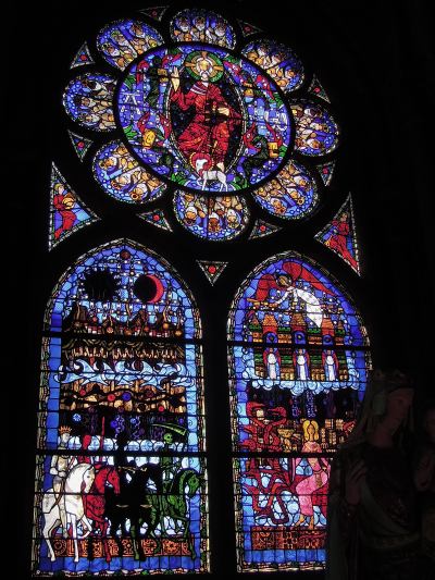 — Vitrail de l'Apocalypse - cathédrale Notre Dame de l'Assomption - Clermont-Ferrand —