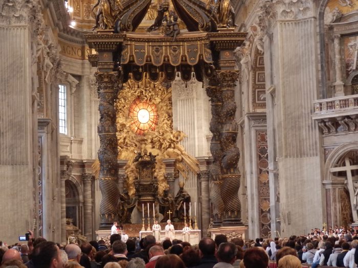 Messe dans la Basilique St Pierre - Rome