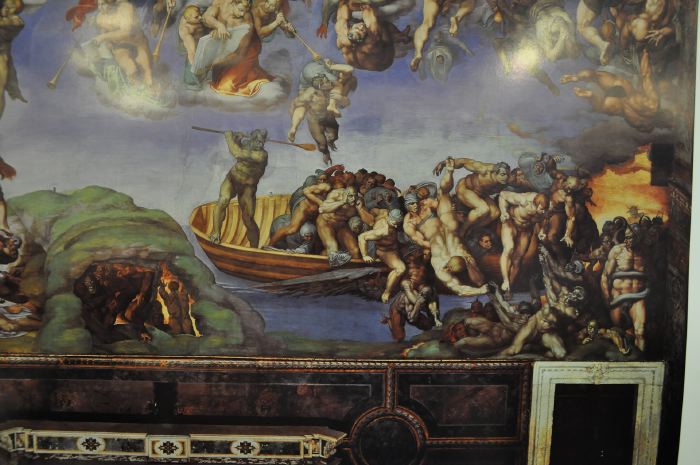 — Détail d'un tableau exposé au Musée du Vatican - Rome —