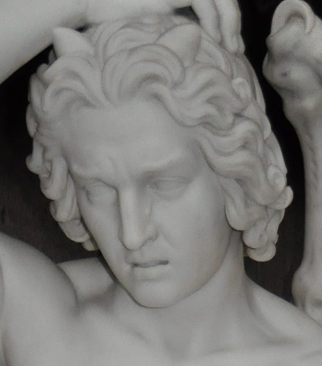 — Statue en marbre blanc de Lucifer, Le génie du mal, par Guillaume Geefs (1848) —