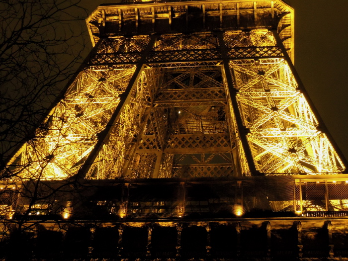 — Tour Eiffel vue depuis l'allée Jean Paulhan - Paris —