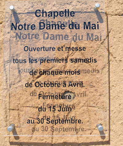 — Chapelle Notre Dame du Mai — Commune de Six-Fours (Var) —