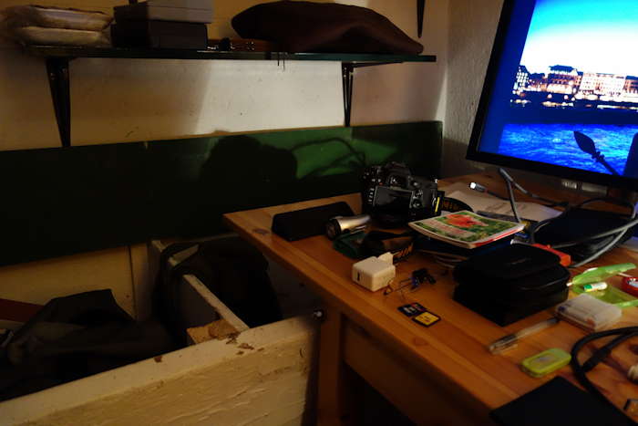 Espace de vie dans une ancienne étable