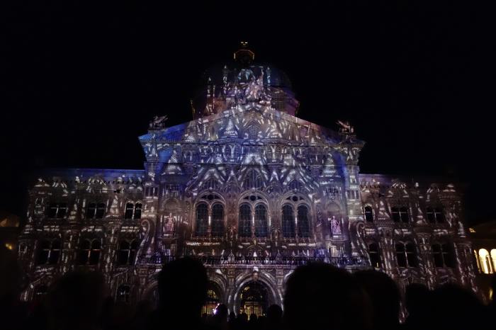 — 3e Session: Son et lumières sur le Bundesrat (Conseil fédéral) — Bern/Berne —