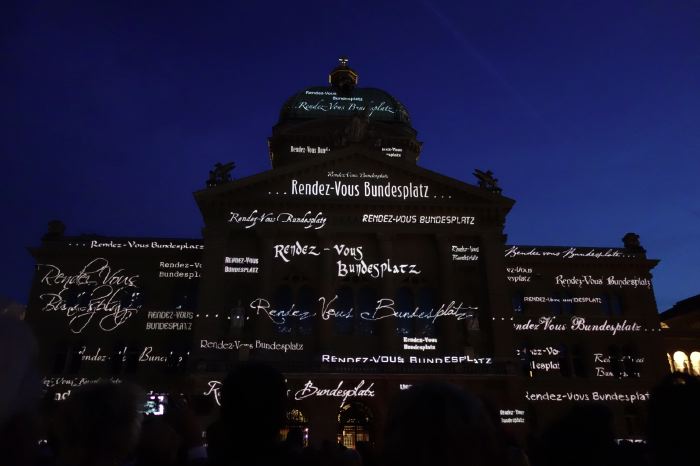 — 3e Session: Son et lumières sur le Bundesrat (Conseil fédéral) — Bern/Berne —