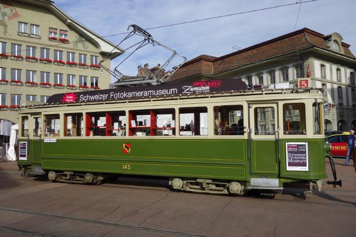 — Tramway "Museum Expo photo" temporaire — Casinoplatz - Bern/Berne —