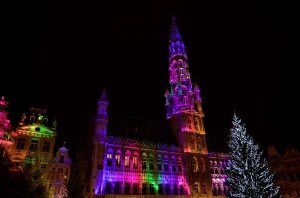 — Illuminations sur la Grand-Place — Bruxelles —