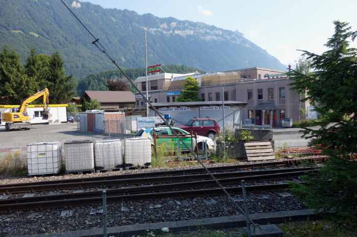 — Google car - Voies ferroviaires - Interlaken —