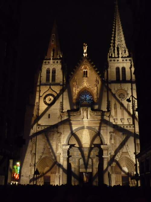 Fête des lumières — Eglise St Nizier — Lyon