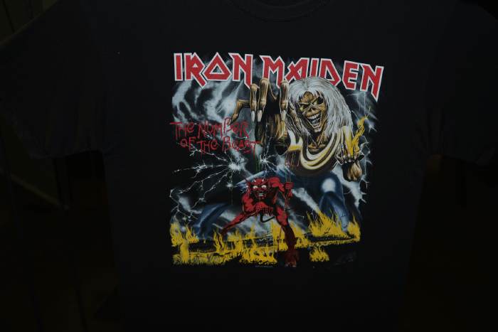 T-shirt Iron Maiden — Foire Expo: Rock Story — Clermont-Fd/Cournon