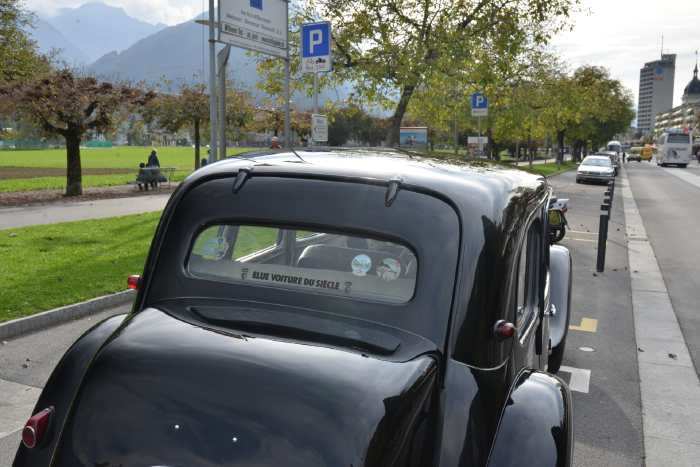 "Elue voiture du siècle"  — Traction Citroën — Interlaken (CH) —