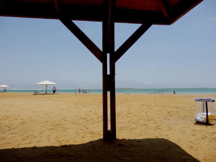 — Plage sur la Mer Morte - Israël — 