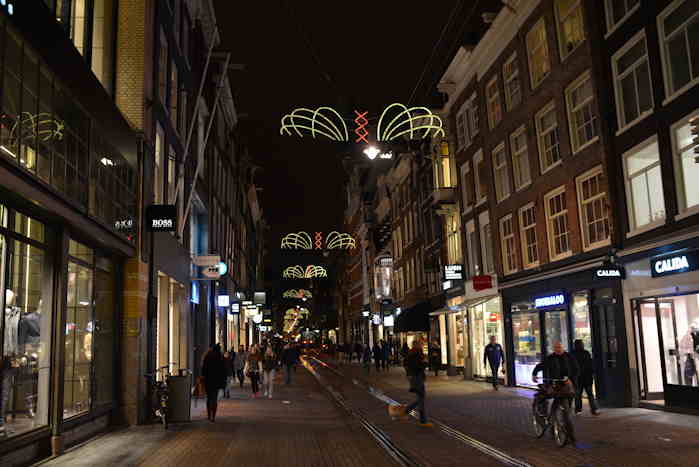 — Illuminations de Fêtes de fin d'année — Amsterdam —